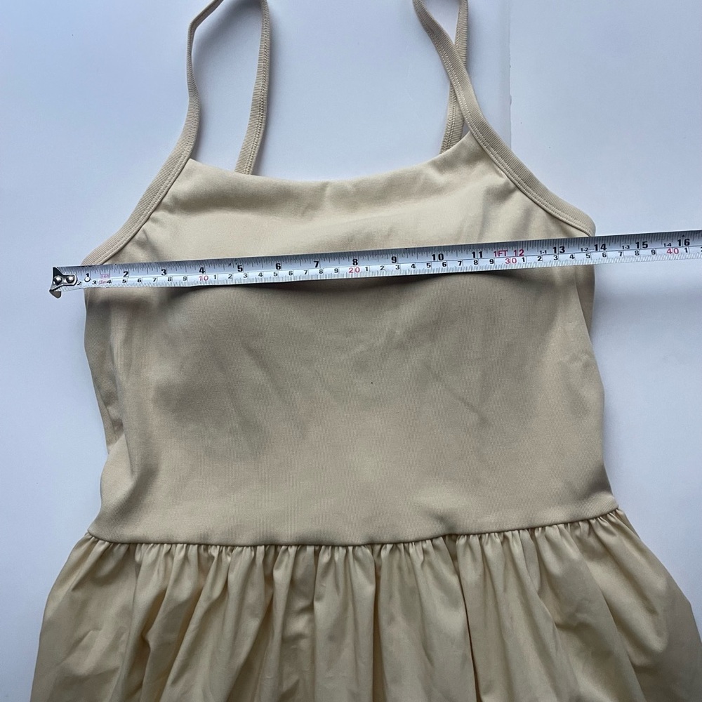 uniqlo Camisole Bra Dress Cream Maxi small - Picture 7 of 8